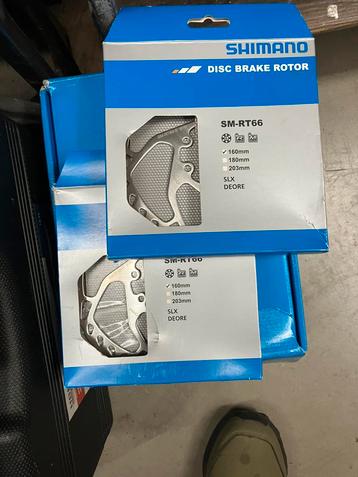 Shimano RT 66 remschijven 6 gaats  160 en 180 mm beschikbaar voor biedingen