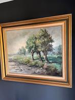Schilderij “Polderlandschap” door V. Vulpen ., Ophalen of Verzenden
