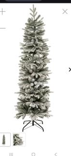 Prachtige Kunstkerstboom besneeuwd 240 cm, Diversen, Ophalen