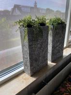 Plantenbak 2 stuks, Ophalen, Steen, Gebruikt, Minder dan 30 cm