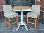 Riviera Maison bartafel met 2 barstoelen zo goed als nieuw!, Ophalen, Zo goed als nieuw