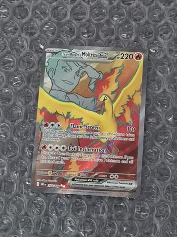 Full Art Team Rocket's Moltres ex 208/182 Destined Rivals beschikbaar voor biedingen