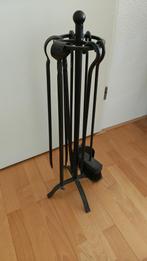 compleet smeedijzeren haardstel, Huis en Inrichting, Ophalen, Gebruikt, Houthaard