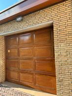 Garage roldeur - massief hout, Doe-het-zelf en Verbouw, Ophalen, Gebruikt, Overige kleuren, 200 cm of meer