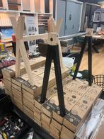 Partij Tafel/Bureau Schragen - Leegverkoop, Huis en Inrichting, Tafelpoot, Nieuw, Rechthoekig, Overige houtsoorten