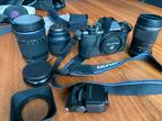 Olympus OM-D E-M10 mark III met lenzen, flitser, statief enz, Audio, Tv en Foto, Fotocamera's Digitaal, Ophalen, Spiegelreflex