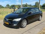 Honda Civic 1.3 Hybrid Automaat Airco APK 09-2025 NAP, Auto's, Honda, 65 €/maand, Stof, Gebruikt, Zwart