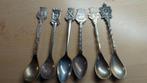 theelepeltjes met wapens, Ophalen of Verzenden, Gebruikt, Metaal, Bestek