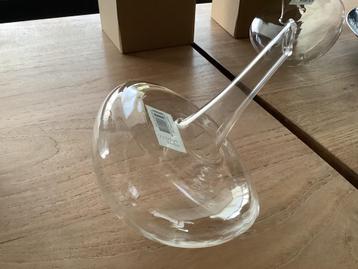 2x nieuwe tuimel wiebel vaasje tuimelvaasje glas beschikbaar voor biedingen