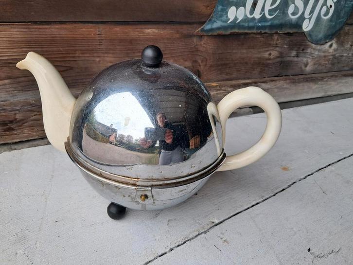 Vintage theepot - Art Deco stijl, Antiek en Kunst, Antiek | Servies los, Ophalen of Verzenden