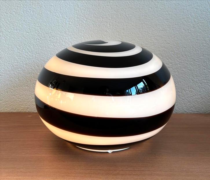 Vintage Ilu di Vetro tafellamp 90’s, Huis en Inrichting, Lampen | Tafellampen, Zo goed als nieuw, Minder dan 50 cm, Glas, Ophalen of Verzenden