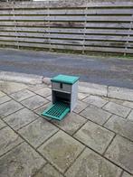 Voerbak, waterbak en nestkast, Ophalen, Gebruikt, Drinken en Voederen