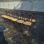 12 Victoriaanse stoelen van mahonie, Ophalen