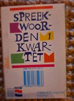 Spreekwoorden kwartet, Ophalen of Verzenden, Zo goed als nieuw, Kwartet(ten)