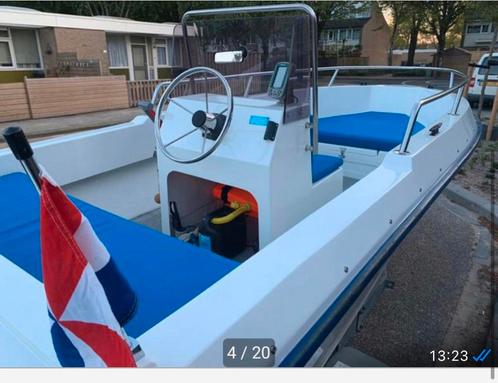 Consulboot, Watersport en Boten, Speedboten, Zo goed als nieuw, 3 tot 6 meter, Benzine, Minder dan 70 pk, Polyester, Buitenboordmotor