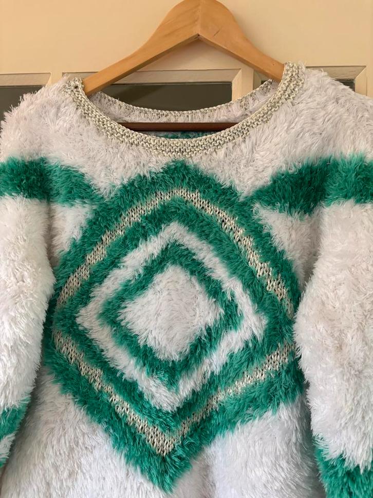 Handgemaakte Wollen Trui - Maat M, Kleding | Dames, Truien en Vesten, Zo goed als nieuw, Maat 38/40 (M), Overige kleuren, Ophalen of Verzenden