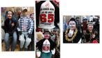 65 Verjaardag pop levensgroot chic gekleed in T-shirt, Ophalen, Nieuw, Versiering, Verjaardag