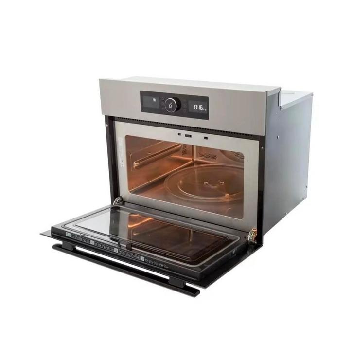 Whirlpool AME 505IX Combimagnetron, Witgoed en Apparatuur, Magnetrons, Gebruikt, Inbouw, Combimagnetron, 45 tot 60 cm, Grill, Hete lucht