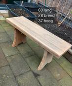 Bank van  bamboe hout, Huis en Inrichting, 125 cm of meer, Ophalen of Verzenden, Zo goed als nieuw, Rechthoekig