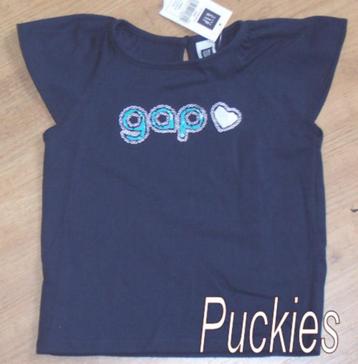 Blauw GAP shirt maat 86 *NIEUW* (6895)  beschikbaar voor biedingen