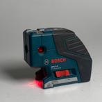 Bosch blauw laser waterpas kruislaser GPL 5 C, Doe-het-zelf en Verbouw, Ophalen, Zo goed als nieuw