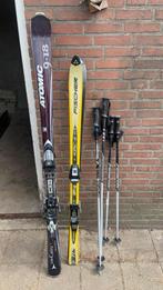 Ski’s met skistokken - Atomic (170 cm) & Fischer (150 cm), Sport en Fitness, Skiën en Langlaufen, Ophalen, 160 tot 180 cm, Gebruikt