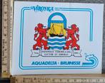 Vintage sticker Veronica Aquadelta Bruinisse televisiezender, Ophalen of Verzenden, Zo goed als nieuw