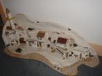 ZELFBOUW GRIEKS DORPJE HOUT EN GIPS, Ophalen, Gebruikt, 1:50 of kleiner, Diorama