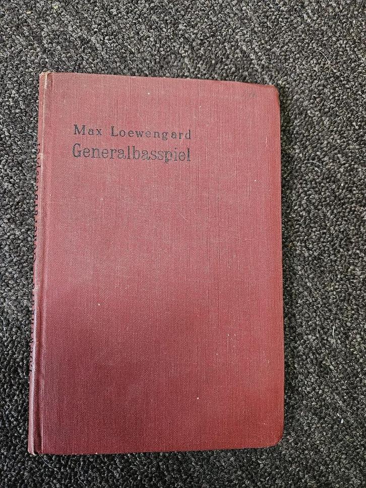 Max Loewengard generalbasspiel, Muziek en Instrumenten, Bladmuziek, Gebruikt, Artiest of Componist, Populair, Ophalen