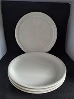 4 porseleinen dinerborden Thomas Trend wit, Ophalen of Verzenden, Gebruikt, Porselein, Bord(en)