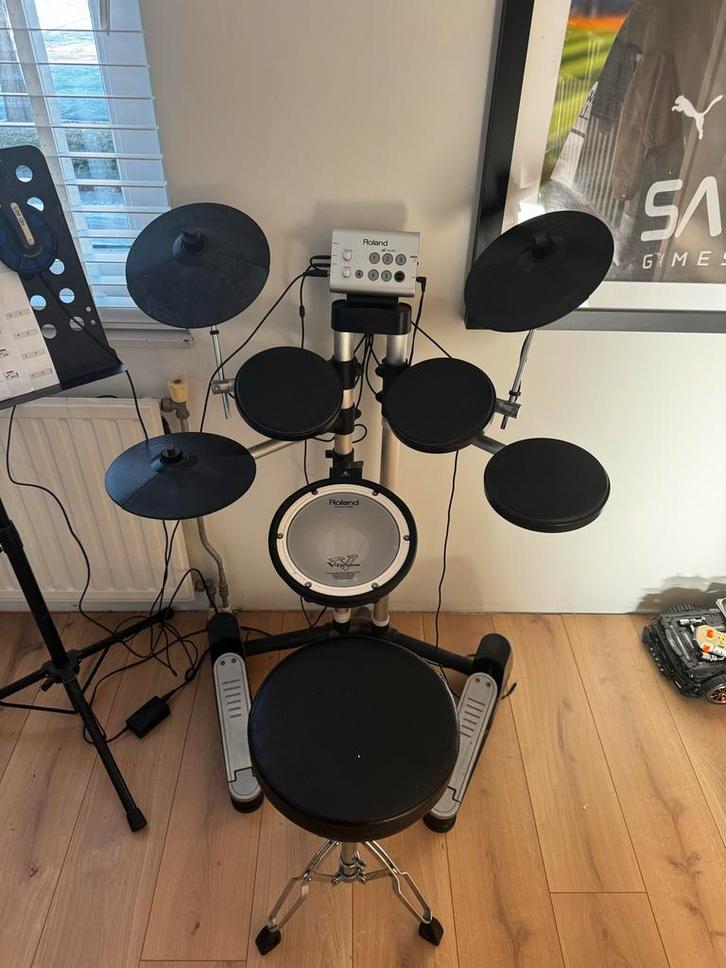 Roland Elektronisch Drumstel - Perfect voor Beginners!, Muziek en Instrumenten, Drumstellen en Slagwerk, Gebruikt, Roland, Elektronisch