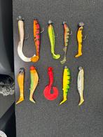 Kunstaas roofvissen snoeken shads softbait middel 2, Ophalen of Verzenden, Zo goed als nieuw, Overige typen