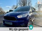Ford Tourneo Courier 1.0 Titanium Clima Elek Pakket Lmv Trek, Auto's, Ford, Voorwielaandrijving, Gebruikt, Zwart, Blauw