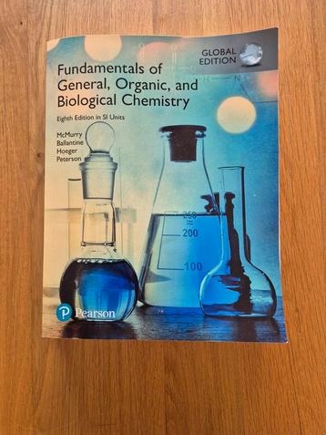 Chemie Boek: Fundamentals - Algemeen, Organisch, Biologisch beschikbaar voor biedingen