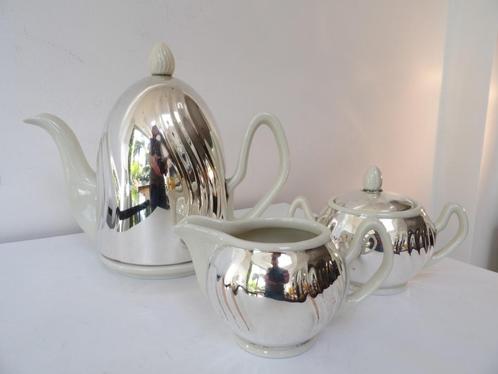 Art Deco Koffie/Theeset Thermosol, WMF verzilverd, Antiek en Kunst, Antiek | Servies compleet, Ophalen of Verzenden