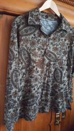 Paisley vintage trui 40/42 -44, Bruin, Maat 42/44 (L), Ophalen of Verzenden, Zo goed als nieuw