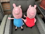 2 nieuwe zgan grote Peppa Pig en George knuffels 50cm, Kinderen en Baby's, Speelgoed | Knuffels en Pluche, Nieuw, Overige typen