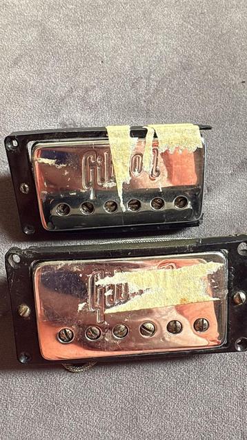 Gibson 1972 t-top set embossed vintage pick ups beschikbaar voor biedingen