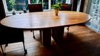 Royale ovale eiken eettafel in goede staat, Huis en Inrichting, Tafels | Eettafels, Ophalen, Gebruikt, Klassiek tijdloos, 100 tot 150 cm