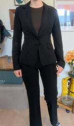 Netjes H&M Damespak Zwart Gestreept Maat 34/XS, Kleding | Dames, Jasjes, Kostuums en Pakken, H&M, Kostuum of Pak, Zwart, Ophalen of Verzenden