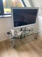 Glazen TV Meubel Medion, Ophalen, 100 tot 150 cm, Minder dan 100 cm, 25 tot 50 cm