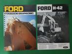 Ford grondverzet folders, Gelezen, Folder, Ophalen of Verzenden, Ford