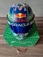 Te koop helmpje Sergio perez miami 2024 schaal 1/2, Verzamelen, Verzenden, Nieuw, Formule 1