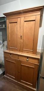 Oude houten buffetkast kast, Huis en Inrichting, Kasten | Buffetkasten, Ophalen, Zo goed als nieuw, 25 tot 50 cm, 200 cm of meer