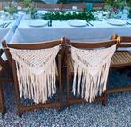 Macramé bruiloft stoelhangers, Ophalen of Verzenden, Zo goed als nieuw, Haken, Patroon of Boek