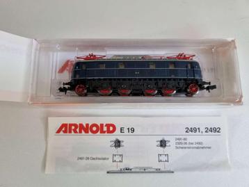 Arnold 2492 - Elektrische locomotief E 19 12 van de DB beschikbaar voor biedingen