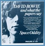 DAVID BOWIE 1969 vintage Advertentie SPACE ODDITY Philips, Rock en Metal, Gebruikt, Ophalen of Verzenden, 7 inch