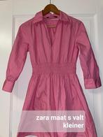 Zara roze jurkje maat s maar valt als xs, Zara, Maat 34 (XS) of kleiner, Ophalen of Verzenden, Roze