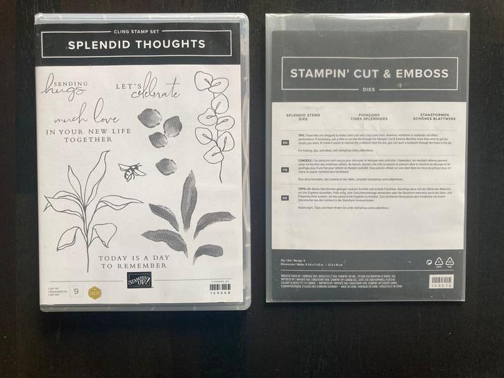 Stampin up - Splendid thoughts, Hobby en Vrije tijd, Stempelen, Nieuw, Overige typen, Ophalen of Verzenden