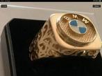 Geweldige vintage gouden ring BMW Emaille bewerkt 14 karaat, Goud, Goud, 20 of groter, Met edelsteen
